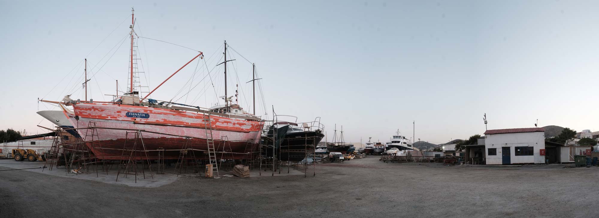 Panorama of Tarsanas shipyard