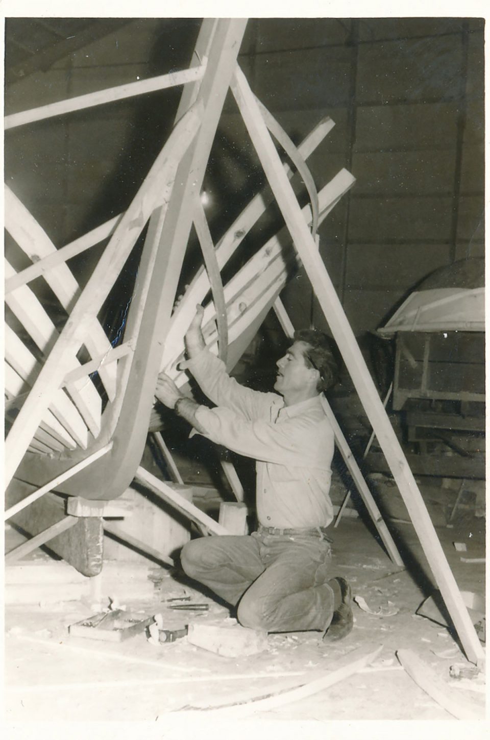 Construction of a liberty type boat 